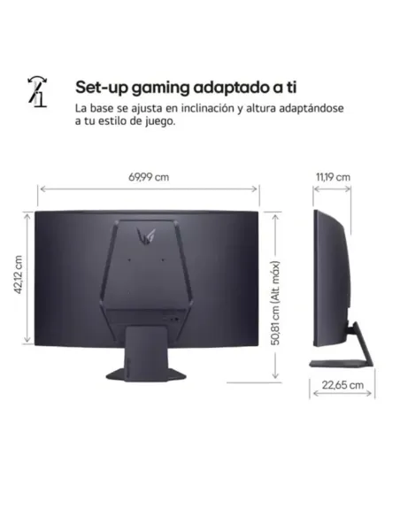 Comprar Monitor Curvo Gaming LG UltraGear 27" 27GS60QC-B VA
