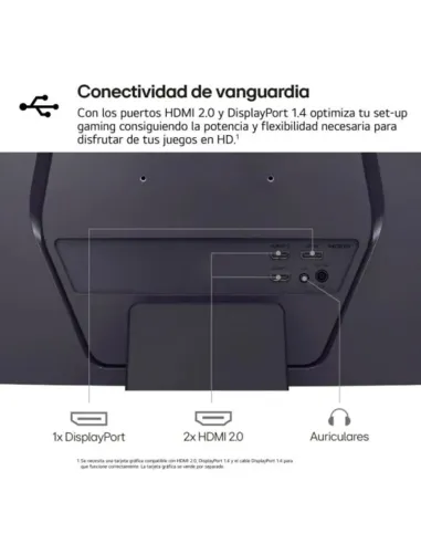 Comprar Monitor Curvo Gaming LG UltraGear 27" 27GS60QC-B VA