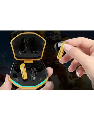Auriculares TWS Transformers TF-T10 yellow