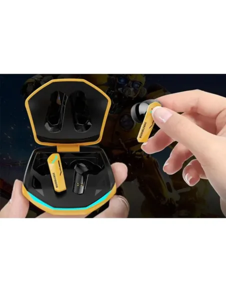 Auriculares TWS Transformers TF-T10 yellow