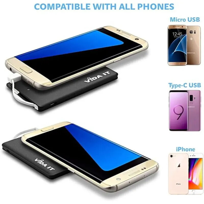 CoBprarABatería Externa Axil Tipo Tarjeta 2500mAh
