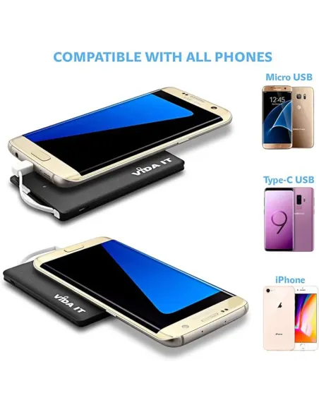 Comprar Batería Externa Axil Tipo Tarjeta 2500mAh