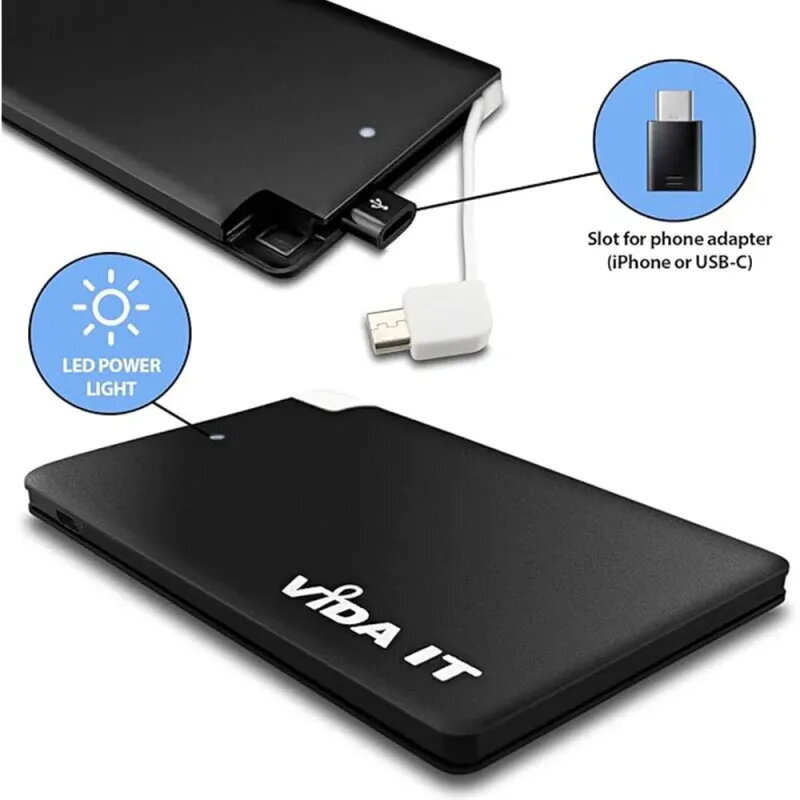 CoBprarABatería Externa Axil Tipo Tarjeta 2500mAh
