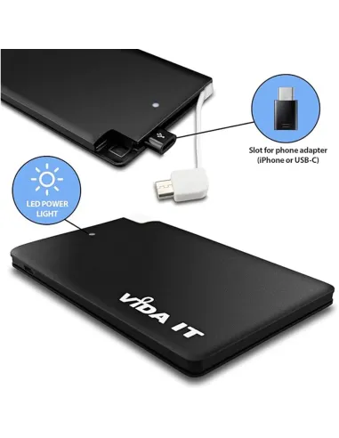 Comprar Batería Externa Axil Tipo Tarjeta 2500mAh