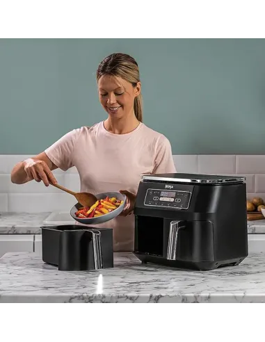 Ninja AF300EU Freidora de aire doble 2400 W 7,6 L | 6 modos