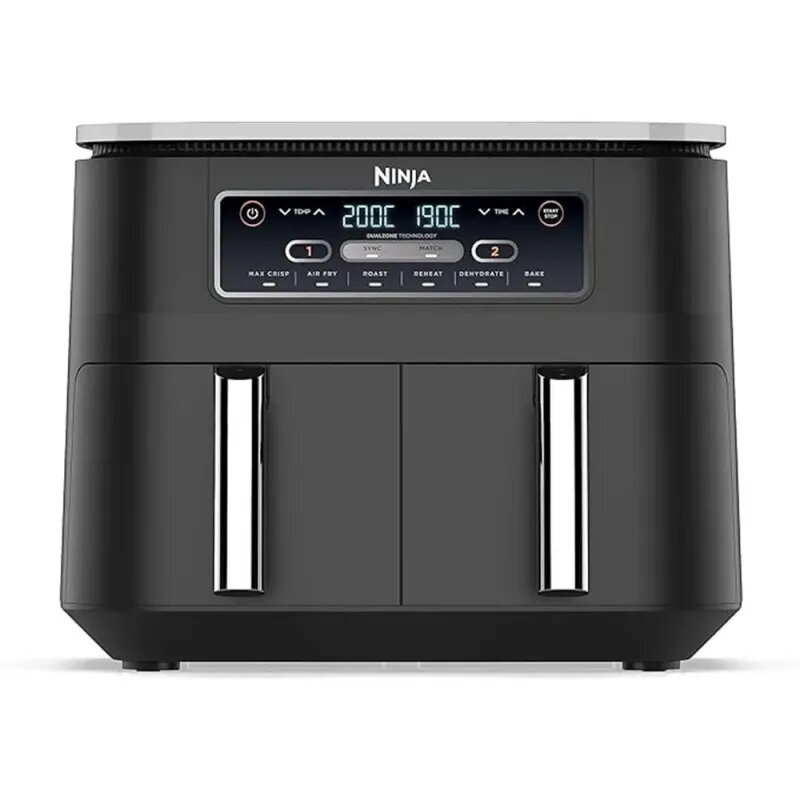 NiNja AN300EU Freidora de aire doble 2400 W 7,6 L | 6 modos
