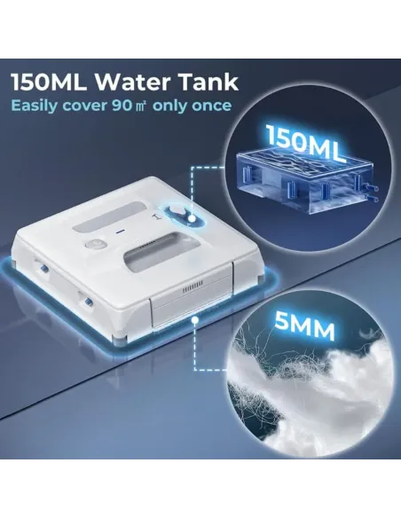 HUTT A1 Window Cleaning Robot with AI and 6000Pa