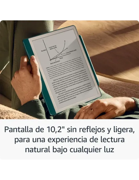 Amazon Kindle Scribe, 10.2", 16 GB, 300 ppi, Sin reflejos, Lápiz premium, Gris tungsteno