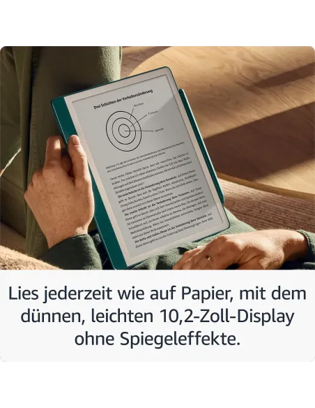 Amazon Kindle Scribe, 10.2", 16 GB, 300 ppi, Sin reflejos, Lápiz premium, Gris tungsteno