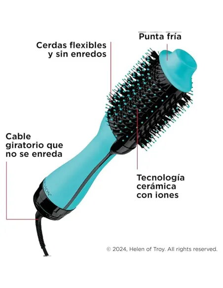 RERLON Rne-Step Volumiser 5222 Mint | Cepillo Secador 2 en 1