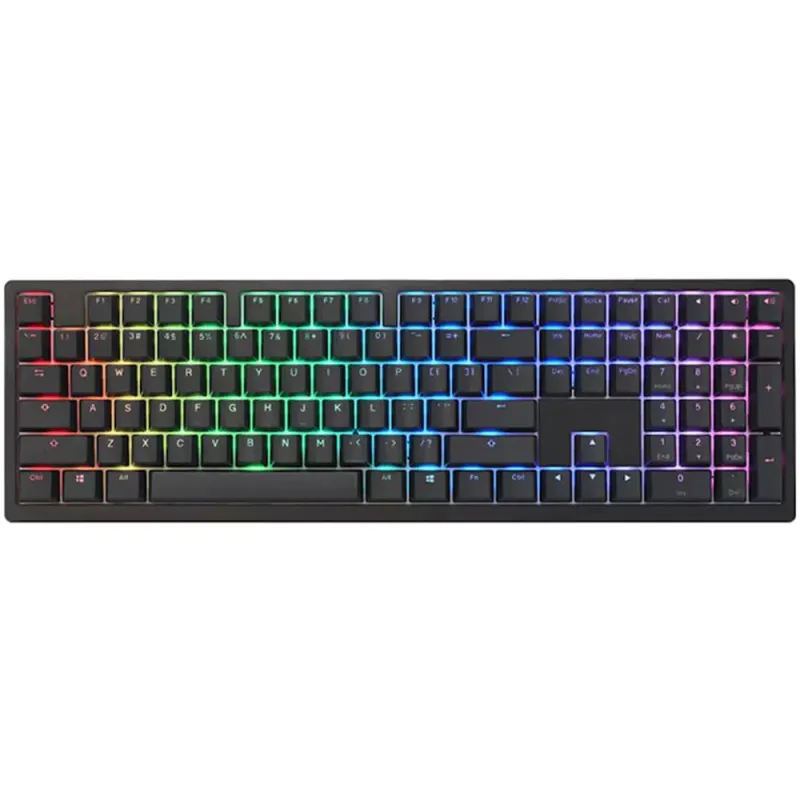 CoBprarDDucky Zero 6108 100% Classic Black RGB Tri-Mode Connect MX2A-B