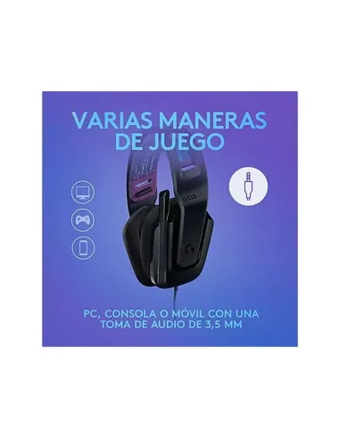 Logitech G335 Gaming Headset Black | Lightweight & Multi-Platform