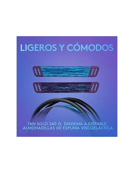 Auriculares Gaming Logitech G335 Negro | Ligeros y Multiplataforma