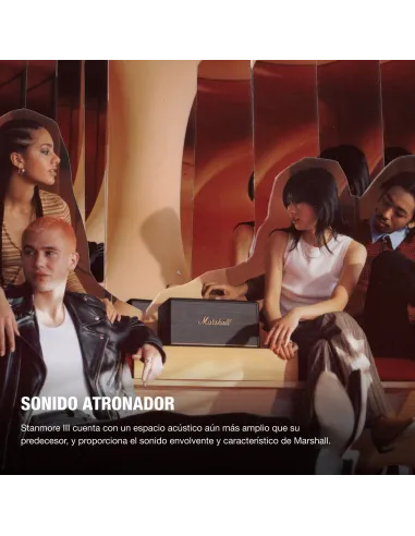 Marshall Stanmore III Black Bluetooth Speaker | Iconic Room-Filling So