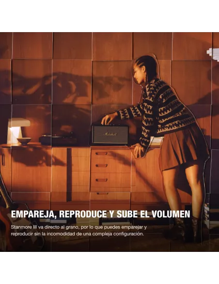 Marshall Stanmore III Black Bluetooth Speaker | Iconic Room-Filling So