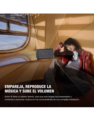 Comprar Altavoz Bluetooth inalámbrico Marshall Acton III Negro