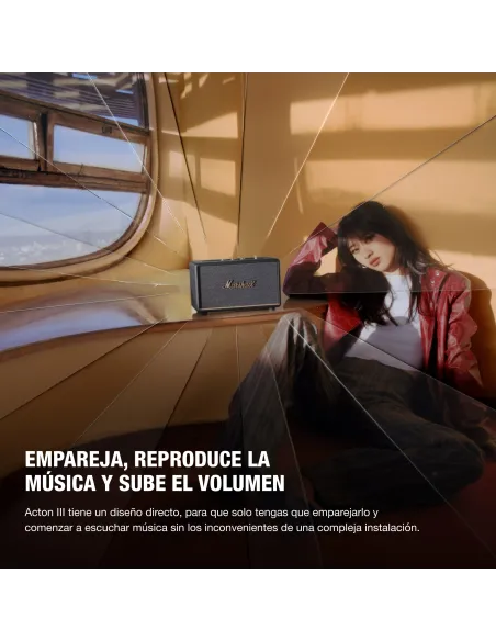 Comprar Altavoz Bluetooth inalámbrico Marshall Acton III Negro