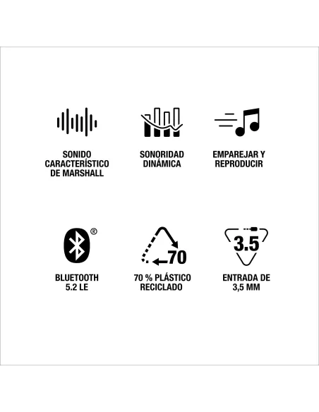 Comprar Altavoz Bluetooth inalámbrico Marshall Acton III Negro