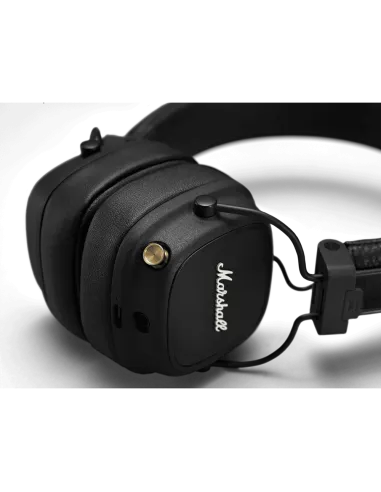 MARSHALL Major IV Black – Wireless On‑Ear Headphones 80h
