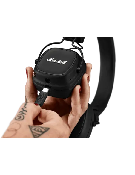 MARSHALL Major IV Negros – Auriculares inalámbricos On‑Ear 80h