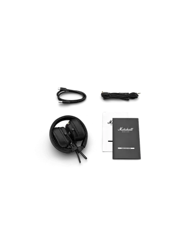 MARSHALL Major IV Black – Wireless On‑Ear Headphones 80h