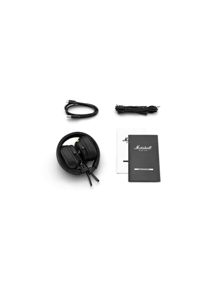 MARSHALL Major IV Black – Wireless On‑Ear Headphones 80h