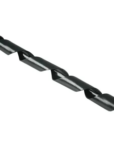 CoBprarHTubo espiral flexible Recogecables Hama Ø 30 mm 2,50 m negro