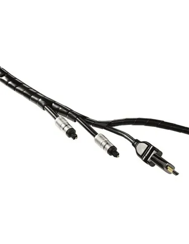 Comprar Tubo espiral flexible Recogecables Hama Ø 30 mm 2,50 m negro