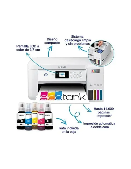 Comprar Epson EcoTank ET-2856 Impresora multifunción tinta Blanco