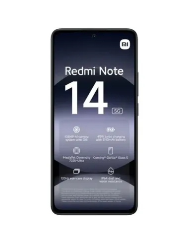 Xiaomi Redmi Note 14 5G 8/256 Negro