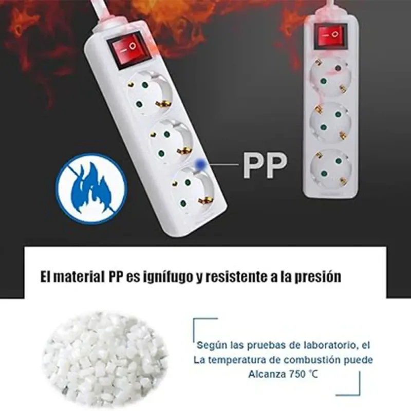 CoBprar3Regleta 3 Tomas, 1.4m, Interruptor Bipolar de Encendido/Apagad