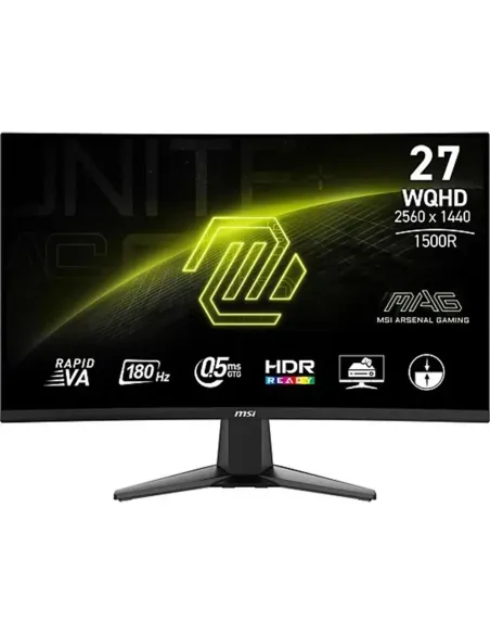MSI MAG 275QF Monitor Gaming Plano WQHD Negro
