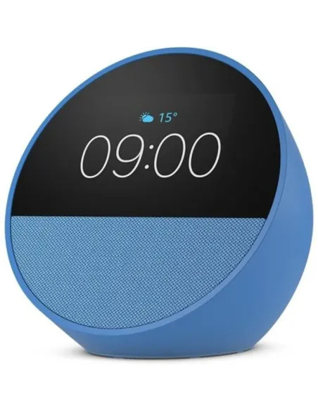AMAZON Echo Spot (2024) Azul – Reloj despertador inteligente con Alexa