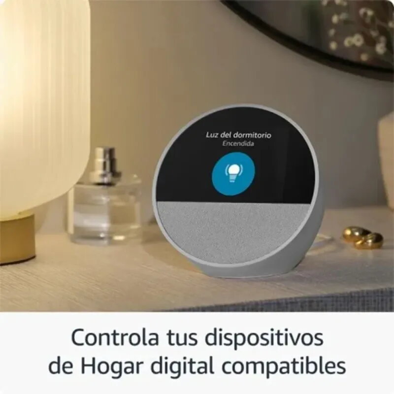 Amazon Echo Spot (Modell 2024) smarter Wecker Schwarz