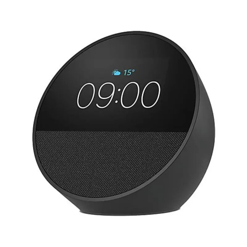 Amazon Echo Spot Smart Alarm Clock (2024 model) Black
