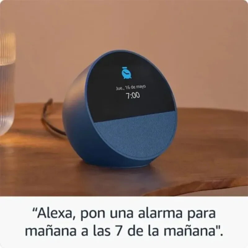 Amazon Echo Spot Smart Alarm Clock (2024 model) Black