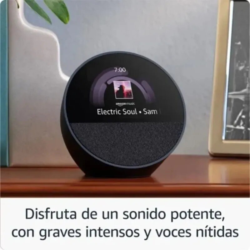 Amazon Echo Spot Smart Alarm Clock (2024 model) Black