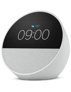 Reloj despertador inteligente Amazon Echo Spot (modelo 2024) Blanco