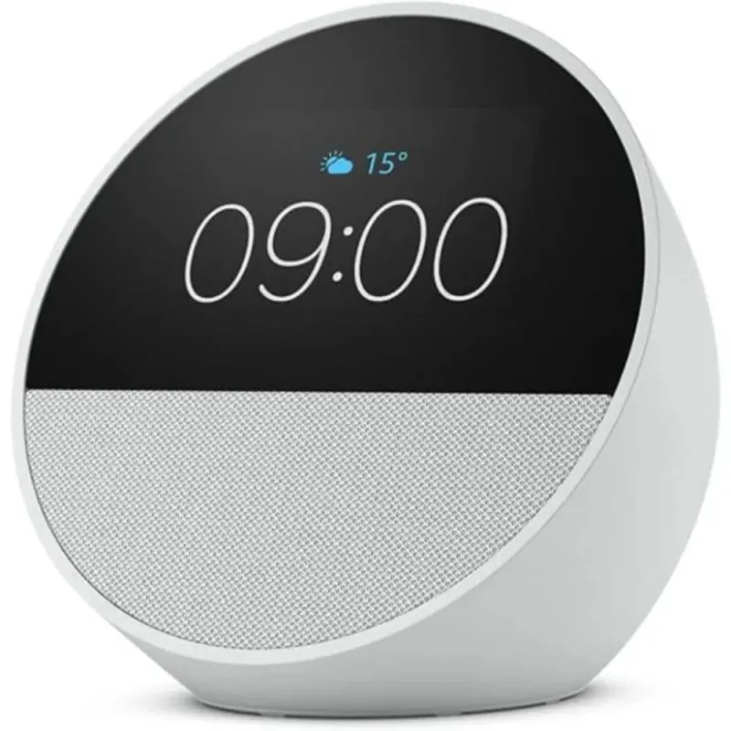 CoBprarAReloj despertador inteligente Amazon Echo Spot Blanco