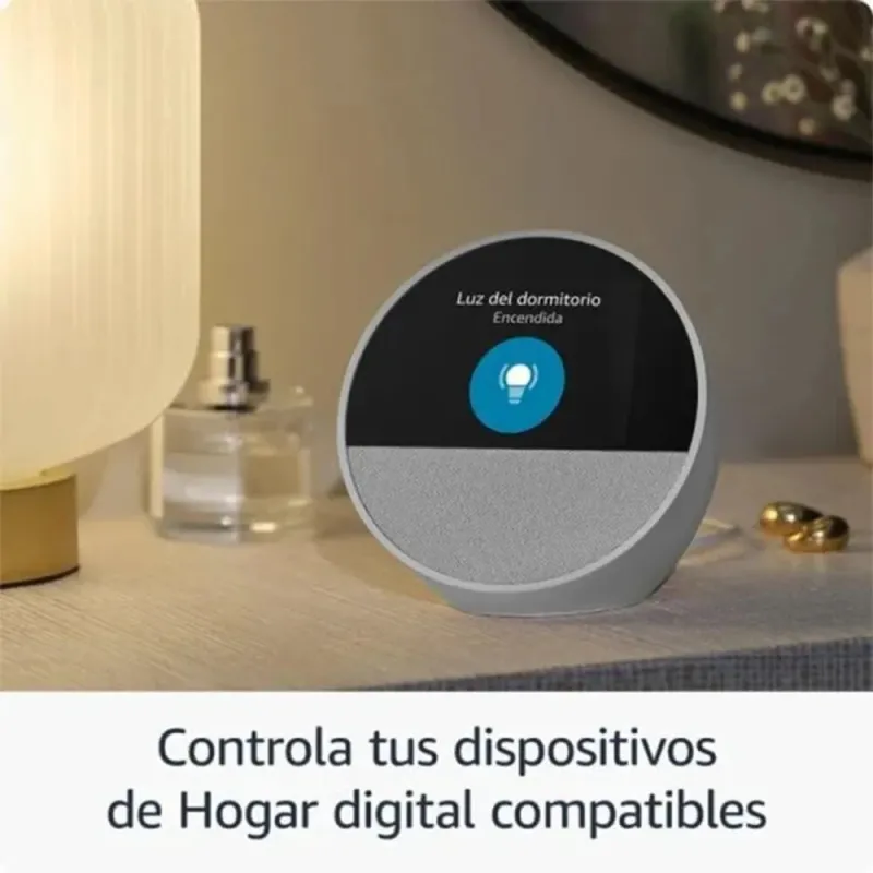 CoBprarAReloj despertador inteligente Amazon Echo Spot Blanco