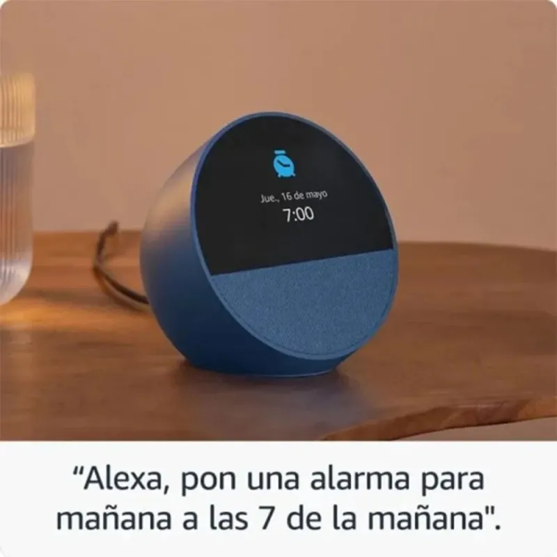 CoBprarAReloj despertador inteligente Amazon Echo Spot Blanco