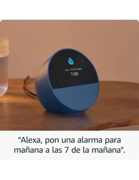 CoBprarAReloj despertador inteligente Amazon Echo Spot Blanco