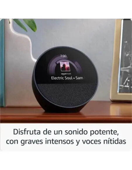 CoBprarAReloj despertador inteligente Amazon Echo Spot Blanco