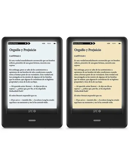 SPC Dickens Light Pro eReader 6" 8GB Negro