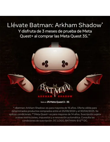 Gafas de Realidad Virtual Meta Quest 3S 128Gb - Reacondicionado ED