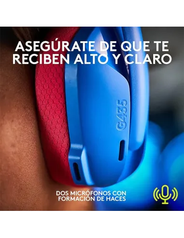 Logitech G435 Azul | Auriculares Inalámbricos LIGHTSPEED - TiendaCPU