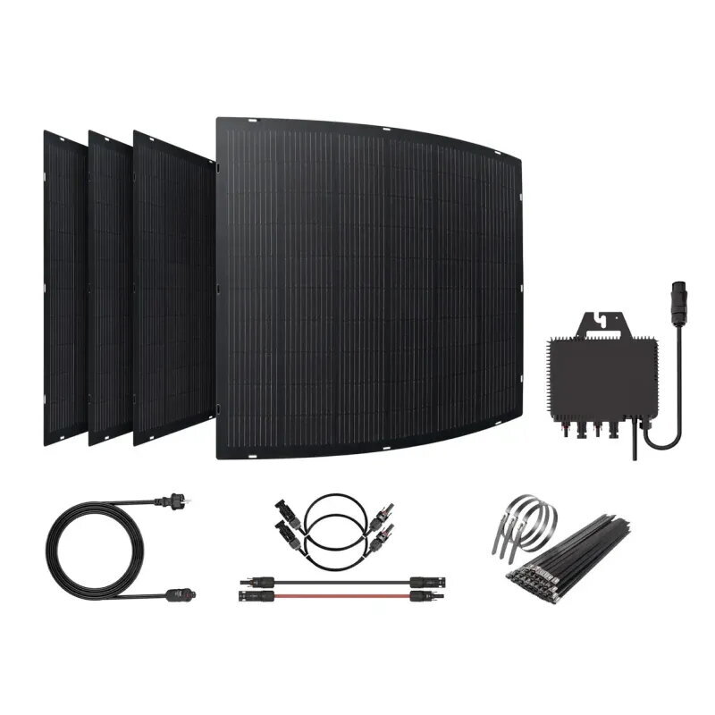 CoBprarB Kit solar para balcón - placas flexibles 800