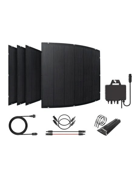 CoBprarB Kit solar para balcón - placas flexibles 800