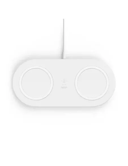 Base de carga inalámbrica doble belkin blanco