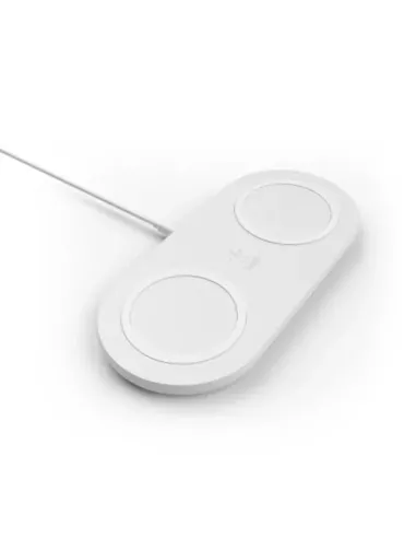 Base de carga inalámbrica doble belkin blanco